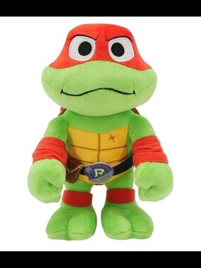 Mattel Teenage Mutant Ninja Turtles: Mutant Mayhem Raphael Plush Toy, 8 Inch